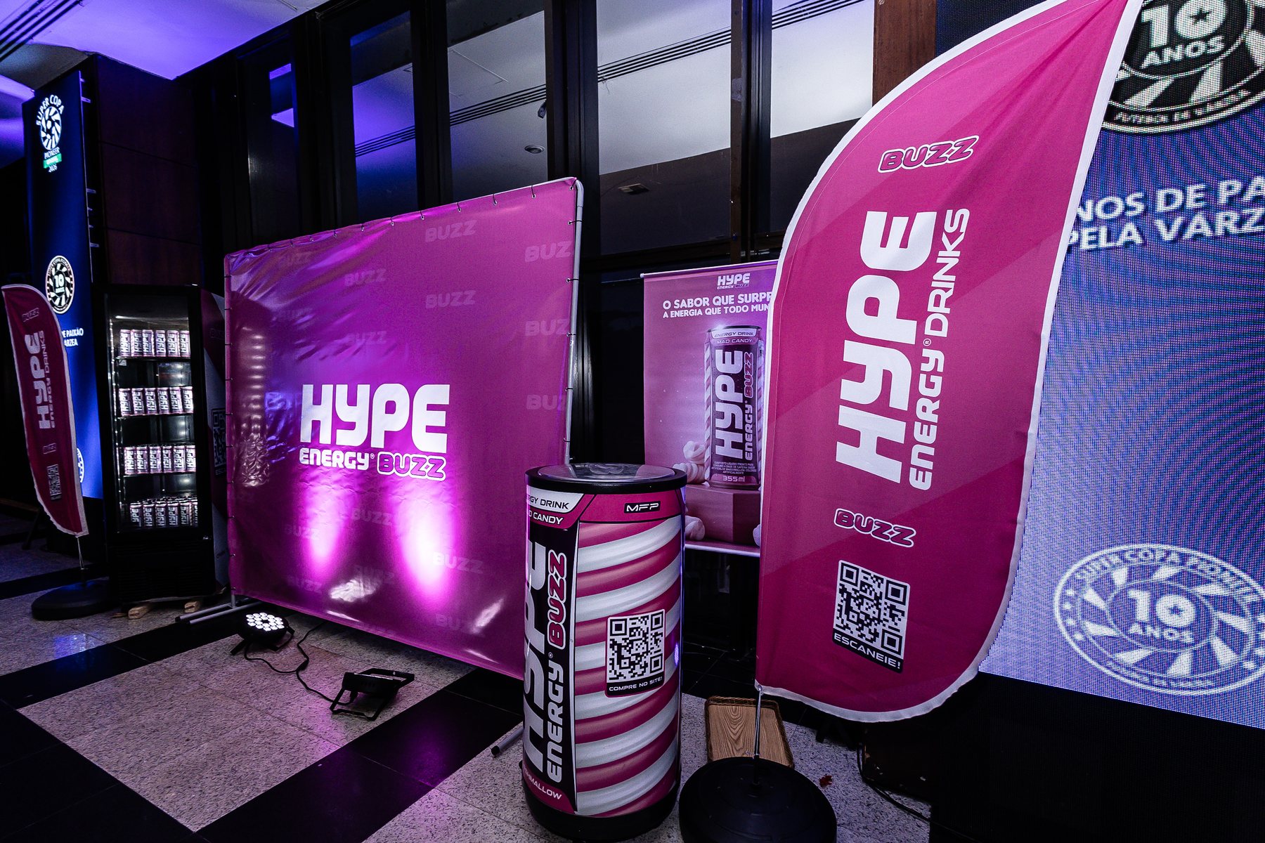 Registro fotográfico real da Super Copa Pioneer 2026 com a marca HYPE visível — Experiência HYPE.