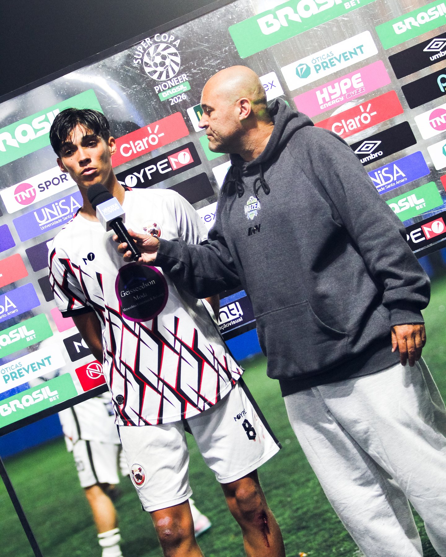 Registro fotográfico real da Super Copa Pioneer 2026 com a marca HYPE visível — Super Copa Pioneer 2026.
