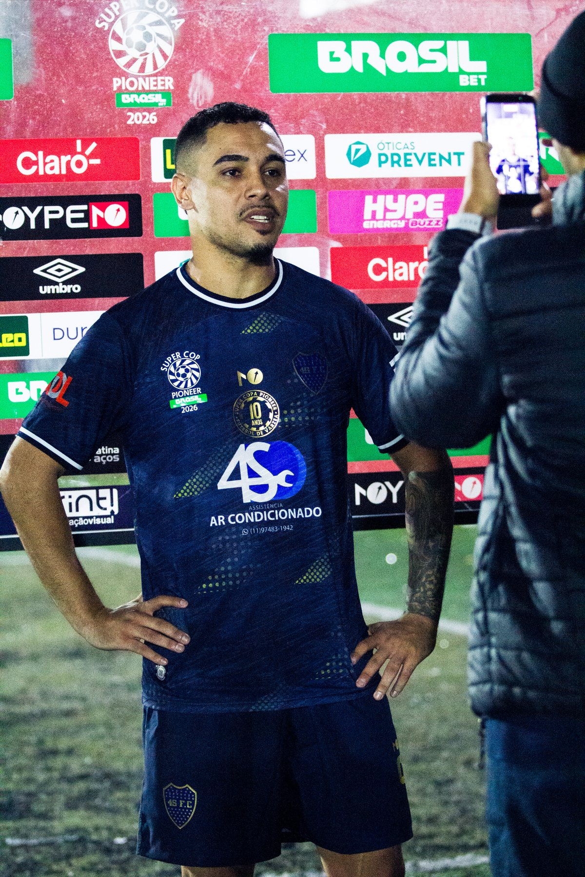 Registro fotográfico real da Super Copa Pioneer 2026 com a marca HYPE visível — Super Copa Pioneer 2026.