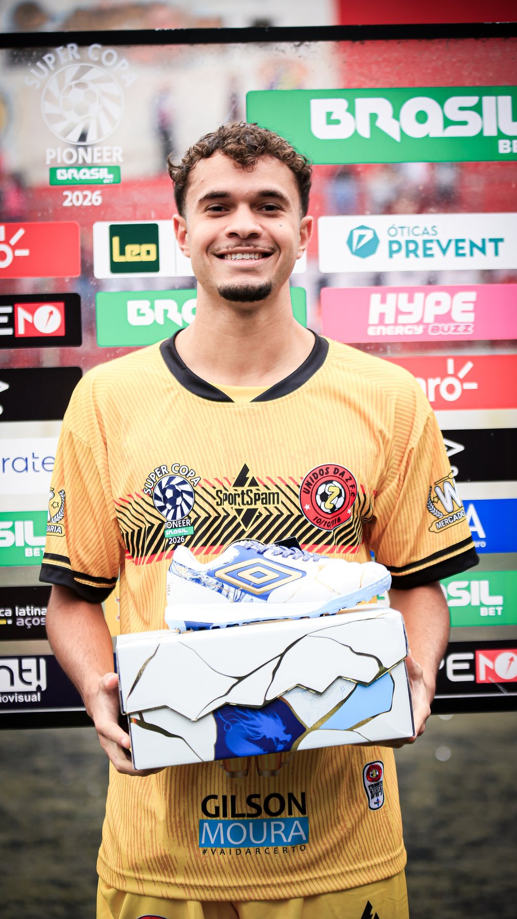 Registro fotográfico real da Super Copa Pioneer 2026 com a marca HYPE visível — Super Copa Pioneer 2026.